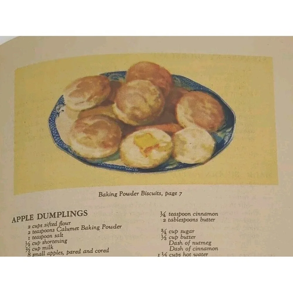 1930 Recipes Cookbook THE CALUMET BAKING BOOK New Edition SEE‎ PICS